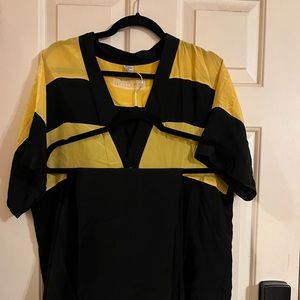 Trending Men’s vintage silk two piece pant set